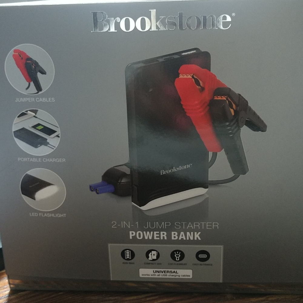 2 in 1 jump starter power bank